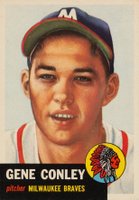 1953 Topps #215 Gene Conley Baseball Card