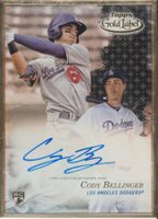2017 Topps Gold Label Framed Autographs #FA-CB Cody Bellinger Black Baseball Card