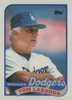 1989 Topps #254 Tom Lasorda Baseball Card