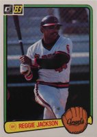 1983 Donruss #115 Reggie Jackson Baseball Card
