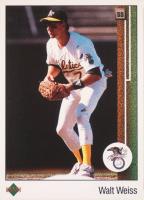1989 Upper Deck #660 Walt Weiss Baseball Card