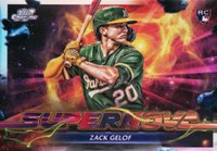 2024 Topps Chrome Cosmic Supernova #7 Zack Gelof Baseball Card