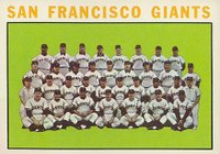 1964 Topps #257 San Francisco Giants Team Baseball Card