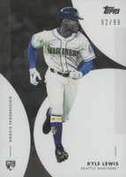 2020 Topps on Demand MLB Rookie Progression #14A Kyle Lewis Black Baseball Card