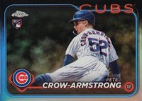 2024 Topps Chrome Update #USC158 Pete Crow-Armstrong SP Baseball Card