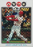 2008 Topps Chrome #152 Ken Griffey Jr. Xfractor Baseball Card