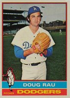 1976 Topps #124 Doug Rau Baseball Card
