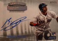 2018 Stadium Club Lone Star Signatures #LSSRD Rafael Devers Baseball Card