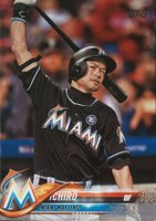 2018 Topps #157 Ichiro Bat Behind Head Baseball Card