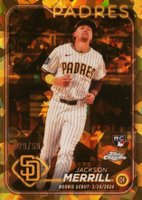 2024 Topps Chrome Sapphire Update Series #169 Jackson Merrill Gold Baseball Card