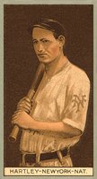 1912 Brown Backgrounds Broadleaf #76 Grover Hartley Baseball Card