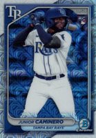 2024 Bowman Mega Box Chrome #20 Junior Caminero Baseball Card