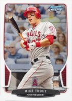 2013 Bowman Chrome #50 Mike Trout Baseball Card