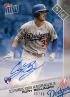 2017 Topps Now  #558B Cody Bellinger Autograph-Blue Baseball Card