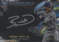 2023 Topps Inception Inception Silver Signings #ISSBW Bobby Witt Jr. Baseball Card