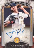 2022 Topps Museum Collection Archival Autographs #JH Josh Hader Baseball Card