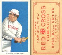 1910 Red Cross Tobacco Type 1 # Tris Speaker Baseball Card