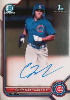 2022 Bowman Chrome Prospect Autographs #CPACF Christian Franklin Baseball Card