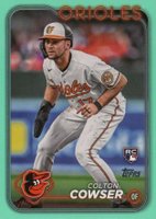 2024 Topps #257 Colton Cowser Aqua Baseball Card