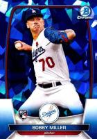 2023 Bowman Chrome Sapphire Edition #7 Bobby Miller Baseball Card