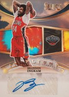 2022 Panini Select in Flight Signatures #IFSBIG Brandon Ingram Tie-Dye Basketball Card