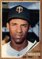 1962 Topps #499 Zoilo Versalles Baseball Card