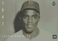 1994 Upper Deck/GM Baseball Preview #7 Jackie Robinson 1947 Baseball Card