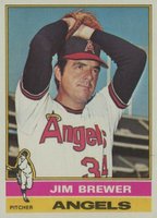 1976 Topps #459 Jim Brewer Baseball Card