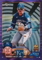 2023 Topps Chrome #176 Bobby Witt Jr. Purple Sonar Refractor Baseball Card