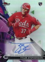 2021 Topps Finest Finest Autographs #TS Tyler Stephenson Baseball Card