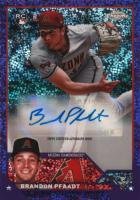 2023 Topps Chrome Update Autograph #ACBP Brandon Pfaadt Purple Speckle Baseball Card