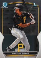 2023 Bowman Chrome Prospects #BCP90 Braylon Bishop Baseball Card