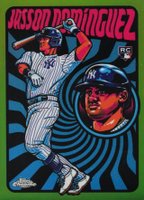 2024 Topps Chrome Ultraviolet All-Stars #UV8 Jasson Dominguez Baseball Card