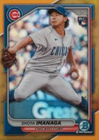 2024 Bowman Chrome #41 Shota Imanaga Gold Refractor Baseball Card