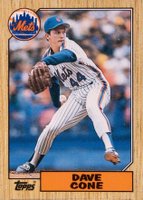 1987 Topps Traded #24T Dave Cone Baseball Card