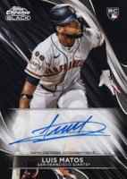 2024 Topps Chrome Black Autographs #LM Luis Matos Baseball Card
