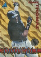 1994 Pinnacle The Naturals #1 Frank Thomas Baseball Card