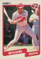 1990 Fleer #423 Barry Larkin Baseball Card