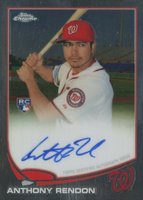 2013 Topps Chrome #128 Anthony Rendon Autograph Baseball Card
