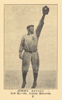 1917 Boston Store #8 Jimmy Austin Baseball Card