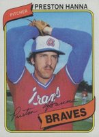 1980 Topps #489 Preston Hanna Baseball Card
