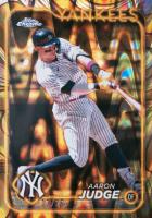 2024 Topps Gilded Collection #99 Aaron Judge Gold Raywave Baseball Card