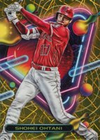 2023 Topps Cosmic Chrome #91 Shohei Ohtani Gold Interstellar Baseball Card