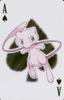 2006 Pokemon Center 10th Anniversary Playing Cards Red Deck # Mew Ace of Spades TCG Card