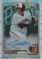 2020 Bowman Chrome Mega Box Autographs #BMAAR Adley Rutschman Baseball Card