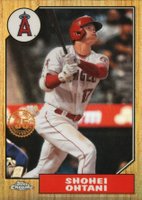 2022 Topps Chrome 1987 Topps Baseball #87BC2 Shohei Ohtani Baseball Card