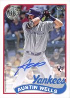 2024 Topps 1989 Topps Baseball Autographs #89BAAW Austin Wells Baseball Card