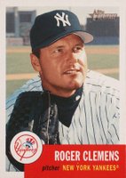 2002 Topps Heritage #6 Roger Clemens Baseball Card