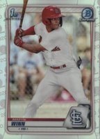 2020 Bowman Draft #BD59 Masyn Winn Chrome-Refractor Baseball Card