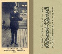 1916 Famous & Barr Co. #105 Connie Mack Baseball Card